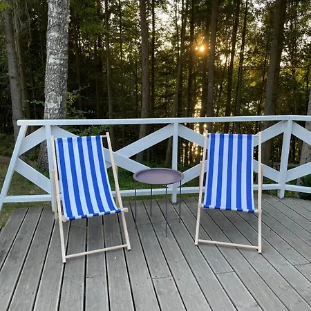 Сasa de vacaciones Modry Sznurki Caloroczny Ogrodzony *