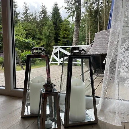 Сasa de vacaciones Modry Sznurki Caloroczny Ogrodzony Brodnica (Kartuzy)