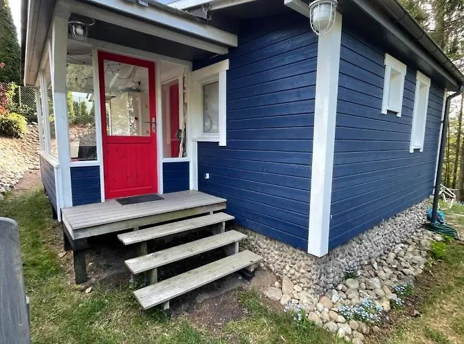 Modry Sznurki Całoroczny Ogrodzony Dom wakacyjny