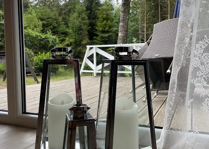 Dom wakacyjny Modry Sznurki Całoroczny Ogrodzony Brodnica (Kartuzy)