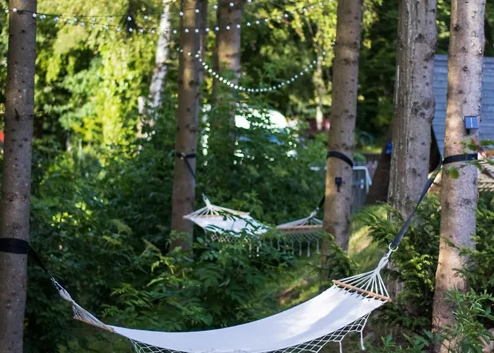 Modry Sznurki Całoroczny Ogrodzony Dom wakacyjny