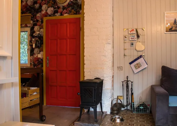 Modry Sznurki Całoroczny Ogrodzony Dom wakacyjny