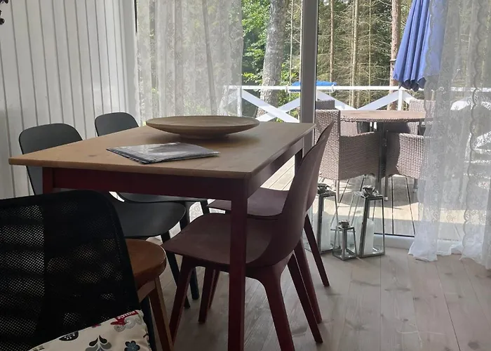 Modry Sznurki Całoroczny Ogrodzony Dom wakacyjny *