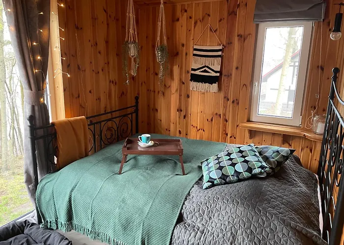 Dom wakacyjny Modry Sznurki Całoroczny Ogrodzony