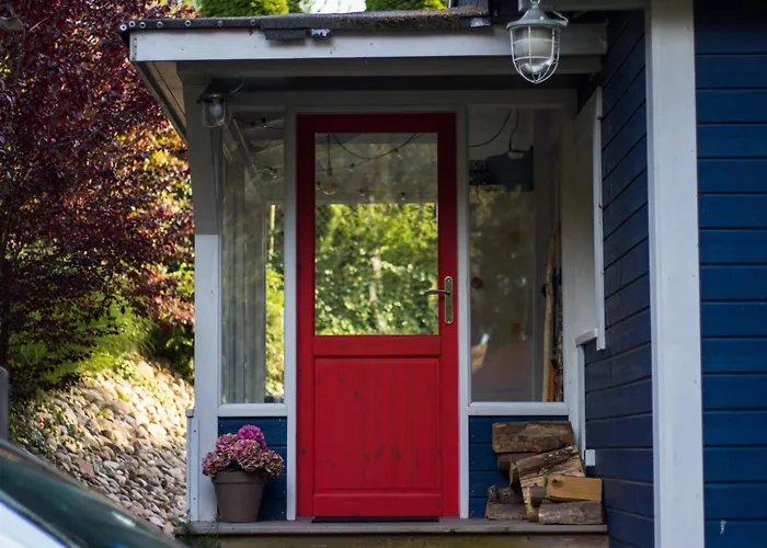 Modry Sznurki Całoroczny Ogrodzony Dom wakacyjny *